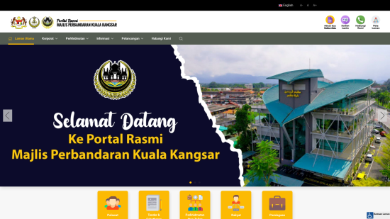 Screenshot Website