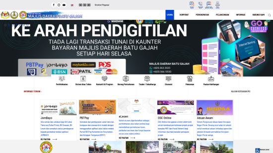 Screenshot Website